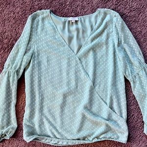 Loft blouse. EUC. Size M. Beautiful seafoam green color